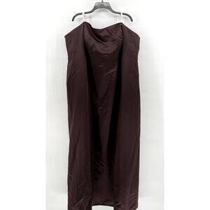 DAVID'S BRIDAL Women's Brown Strapless 2pc Gown SZ 26